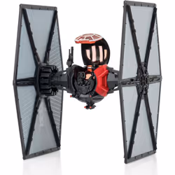 STAR WARS Micro Galaxy Squadron First Order Special Forces TIE Fighter - 5-Inch Vehicle with Removable Wings  Rotating Turret  and 1-Inch Micro Figure