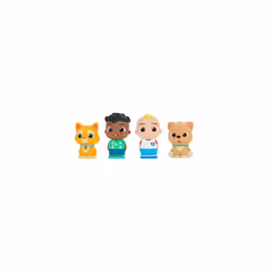 Best Friends & Pets 4-Figure Set - Includes JJ, Cody, Bingo the Dog, and Pickles the Cat - Toys for Kids, Infants, and Presch ...
