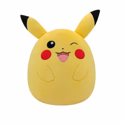 Pokemon 14-Inch Pikachu Plush - Add Pikachu to Your Squad, Ultrasoft Stuffed Animal Large Plush, Official Kelly Toy Plush (SQ ...