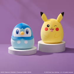 Pokemon 14-Inch Pikachu Plush - Add Pikachu to Your Squad, Ultrasoft Stuffed Animal Large Plush, Official Kelly Toy Plush (SQPK00112)