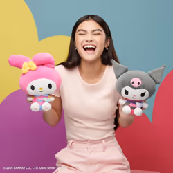 Hello Kitty Kuromi Series 1 Plush - Hoodie Fashion and Bestie Accessory - Officially Licensed Sanrio Product from Jazwares