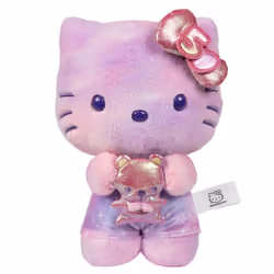 Hello Kitty and Friends 50th Anniversary 8-inch Hello Kitty Plush with 50th Anniversary Teddy Bear - 5 Decades of Friendship ...