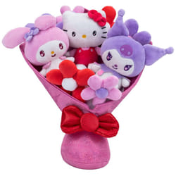 Hello Kitty - 12-inch Plush Valentines Bouquet - 9 Plush Included - Officially Licensed Sanrio Product from Jazwares