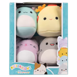 Squishmallows Micromallows 2.5" Plush 4-Pack (Gordon, Tex, Tabitha, Irina)
