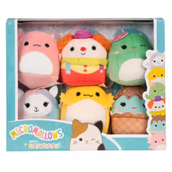 Squishmallows Micromallows 2.5" Plush 6-Pack (Archie, Maya, Maritza, etc)