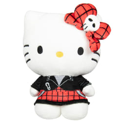 Hello Kitty and Friends Series 2  Hello Kitty Red Punks Plush - Officially Licensed Sanrio Product from Jazwares - Ages 6+