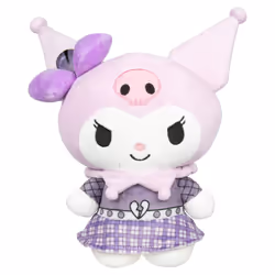 Hello Kitty and Friends Series 2  Kuromi Punks Plush - Officially Licensed Sanrio Product from Jazwares - Ages 6+