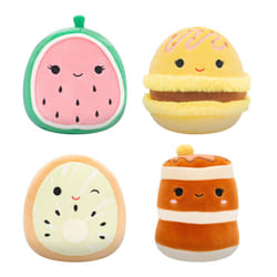 Squishmallows Original 5-Inch Food 4-Pack - Kachina Kiwi  Rayen Pancakes  Visconti Lemon Macaron  Wanda Watermelon - Official Jazwares Plush (Little)