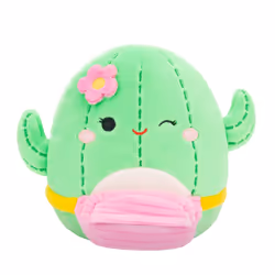 Squishmallows Original 5-Inch Maritza Green Cactus with Pink Fanny Pack - Official Jazwares Plush (Little)