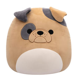 Squishmallows Original 20-Inch Loafer Brown Bulldog - Official Jazwares Plush Jumbo