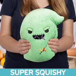 Squishmallows Original 8-Inch Oogie Boogie with Worms - Nightmare Before Christmas - Official Jazwares Disney Plush - Collectible Soft & Squishy Stuff