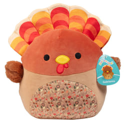 Squishmallows Original 10-Inch Gobrianna the Turkey - Official Jazwares Fall Thanksgiving Plush - Collectible Soft & Squishy Turkey Stuffed Animal Toy
