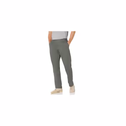Amazon Essentials Men's Classic-Fit Wrinkle-Resistant Flat-Front Chino Trouser (Available in Big and Tall), Dark Olive, 38W / ...