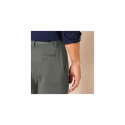 Amazon Essentials Men's Classic-Fit Wrinkle-Resistant Flat-Front Chino Trouser (Available in Big and Tall), Dark Olive, 38W / 28L