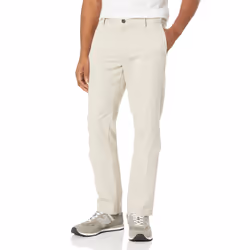 Amazon Essentials Mens Slim-Fit Wrinkle-Resistant Flat-Front chino Pant  Stone  31W x 29L
