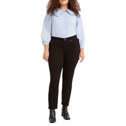 Levi's Women's Classic Straight Jeans Pants -soft Black Waterless 34 US 18 R