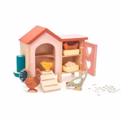 Tender Leaf Toys Chicken Coop, 3 yr(s), Multicolour, Wood