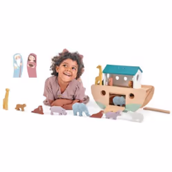 Tender Leaf Toys Noah's Wooden Ark, 3 yr(s), Multicolour, Wood