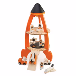 Tender Leaf Toys Cosmic Rocket Set, 3 yr(s), Multicolour, Wood