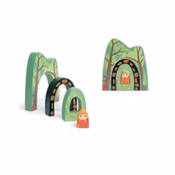 Tender Leaf Toys Forest tunnels, 3 yr(s), Multicolour, Wood