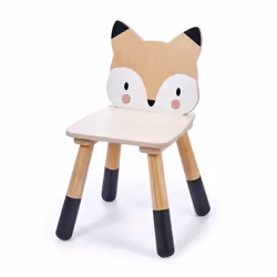 Tender Leaf Toys Forest Fox Chair, Chair, White, Wood, Plywood, 3 yr(s), 32 cm, 30 cm