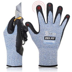 DEX FIT Level 5 Precision Cut Resistant Gloves Cru553 Thin  Firm Grip