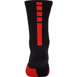 Nike Elite Basketball Crew Socks Black/University Red Size Medium