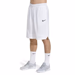 Nike Dri-FIT Icon  Men's Basketball Shorts  Athletic Shorts with Side Pockets  White/White/Black  M