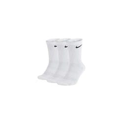 Everyday Cushioned Training Socks, Pack of 3, white / black, L