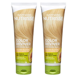 Garnier Hair Color Nutrisse Color Reviver  Golden Blonde for Color Treated Hair to Nourish & Adds Gold Tones  8.4 Fl Oz  2 Count (Packaging
