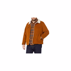 Levis Mens corduroy Sherpa Trucker Jacket Brown Medium