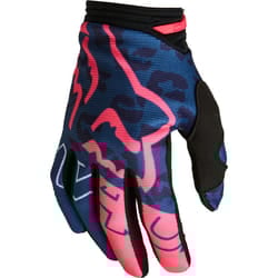 FOX 180 Skew Ladies Motocross Gloves, blue, Size XL for Women
