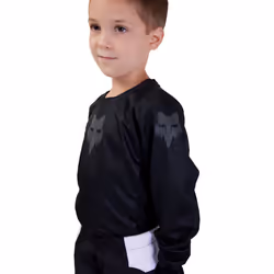 FOX 180 Blackout Kids Motocross Jersey, Size S - Additional view 3