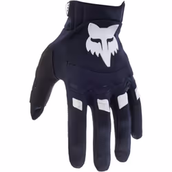 FOX Dirtpaw 2023 Solid Motocross Gloves, black-white, Size M for Men