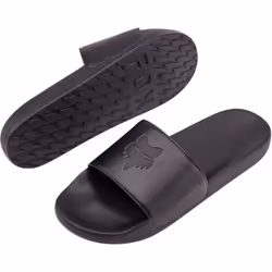 FOX Head Slippers, black, Size XL for Men