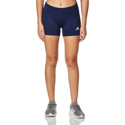 adidas Women's 4 Inch Shorts  Team Navy Blue/White  Medium