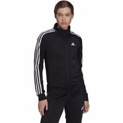 adidas Women's Plus Size Essentials Warm-Up Slim 3-Stripes Track Top