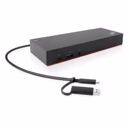 Lenovo 40AF0135UK laptop dock/port replicator Wired USB 3.2 Gen 1 (3.1 Gen 1) Type-C Black - Additional view 4