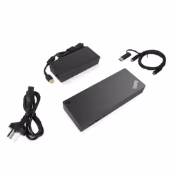 Lenovo 40AF0135UK laptop dock/port replicator Wired USB 3.2 Gen 1 (3.1 Gen 1) Type-C Black - Additional view 5