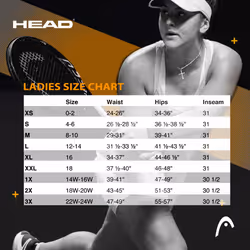 HEAD Women's Athletic Tennis Skort - Performance Training & Running Skirt - Pleated Black Heather  Small