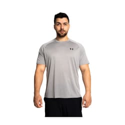 UNDER ARMOUR TECH 2.0 T SHIRT LIGHT HEATHER - L