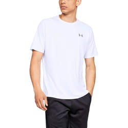 Under Armour Mens Tech 20 Short-Sleeve T-Shirt   White (100)Overcast gray   Large Tall