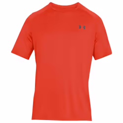 Under Armour Mens 2021 UA Tech 2.0 SS Crew Heatgear Wicking Training T-Shirt - XL, Red