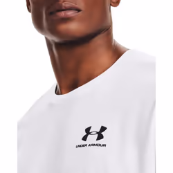 Under Armour Men's UA Sportstyle Left Chest Short Sleeve Shirt 3XLT White