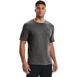 Under Armour Men's UA Sportstyle Left Chest Short Sleeve Shirt XLT Gray