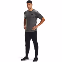Under Armour Men's UA Sportstyle Left Chest Short Sleeve Shirt XLT Gray