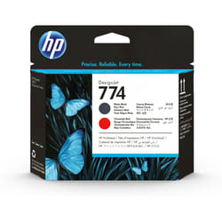 HP 774 Matte Black/Chromatic Red DesignJet Printhead