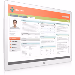HP Healthcare Edition HC241 computer monitor 61 cm (24") 1920 x 1200 pixels WUXGA LED White