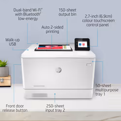 HP Color LaserJet Pro LaserJet Pro M454dw Wireless Color Printer, Duplex - Additional view 7