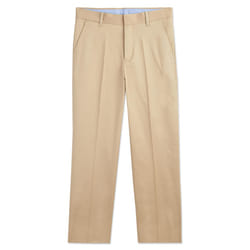 Tommy Hilfiger Boys' Flat-front Twill Dress Pant  Straight Leg Fit  Be